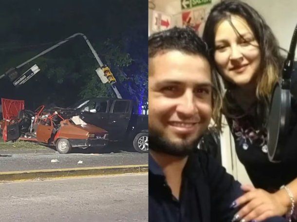 Renzo y Eliana Ben&iacute;tez, las v&iacute;ctimas fatales del choque en Jos&eacute; C. Paz.