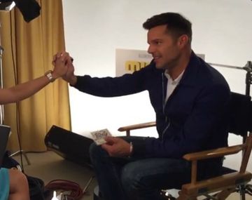 Fernanda Arena de C5N cumplió su sueño de entrevistar a Ricky Martin