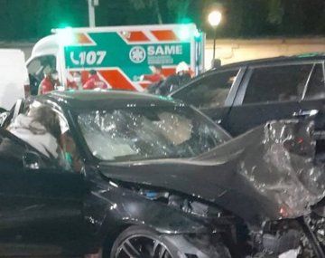 Murieron una adolescente de 15 años y un joven de 20 por el choque múltiple frente al hipódromo