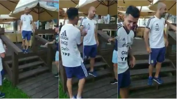 VIDEO: Me c... a trompadas, Mascherano a Pavón tras los rumores de pelea