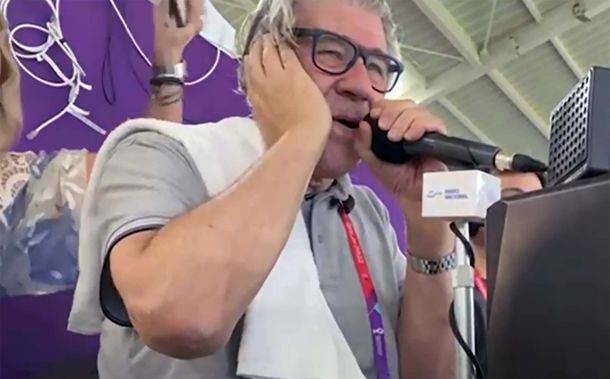 En su último Mundial, así relató Víctor Hugo el gol de Messi