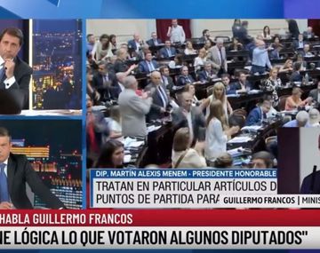 Francos no sabe cómo funciona el tratamiento de una ley y tuvieron que explicárselo en vivo