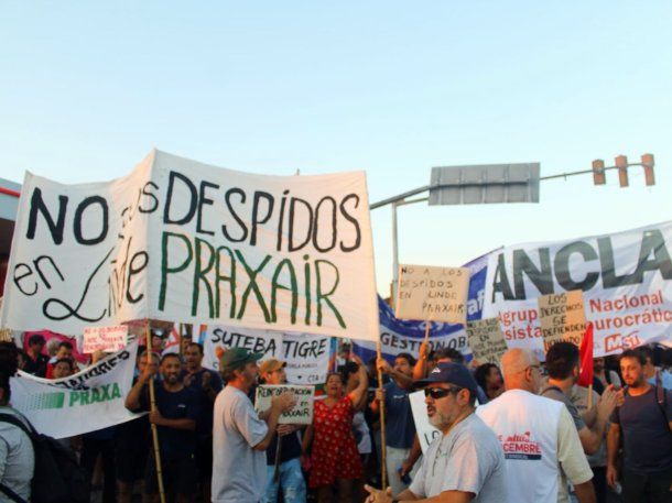 Protesta y corte parcial en la Panamericana y 197: trabajadores de una multinacional reclaman por despidos sin causa