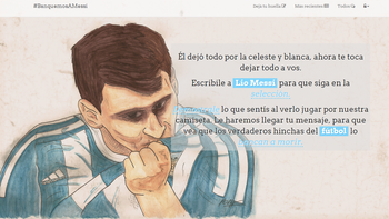 crearon una pagina para que messi siga en la seleccion: conoce la curiosa historia de los creadores crearon una pagina para que messi siga en la seleccion: conoce la curiosa historia de los creadores