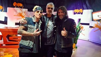 Alexander Caniggia provocó al hijo de Pappo. Alexander Caniggia provocó al hijo de Pappo.