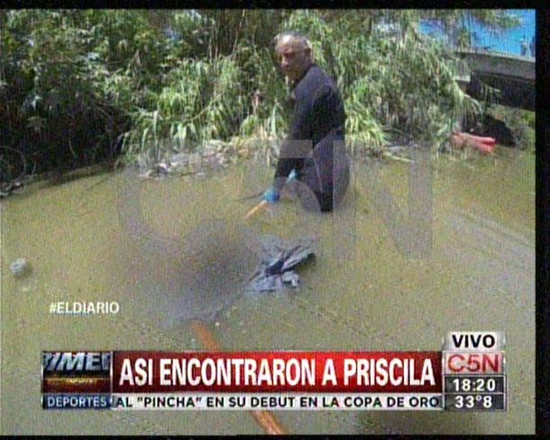 Así encontraron el cuerpo de Priscila, la nena asesinada a golpes y quemada