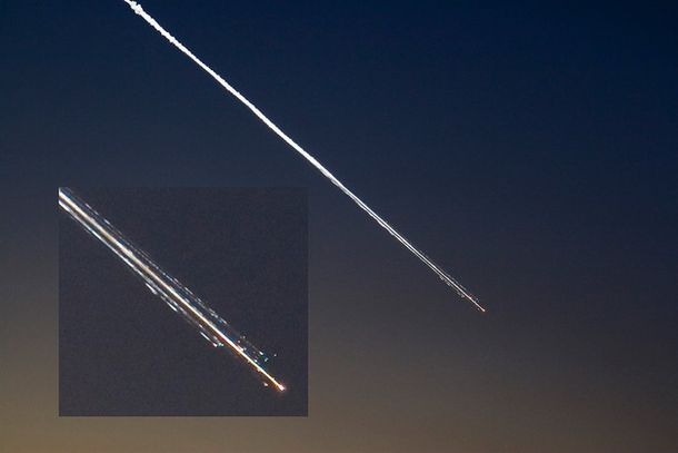 Misterioso objeto en llamas se desintegra en el cielo de Rusia