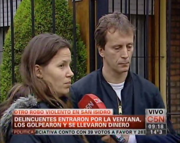 Golpean y asaltan a una familia en su casa de San Isidro