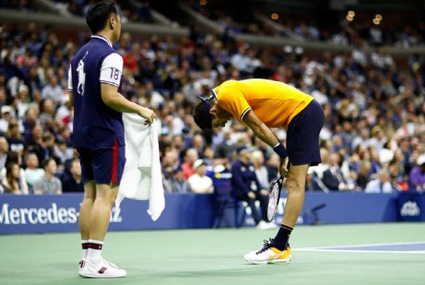 Juan Martín en el Arthur Ashe