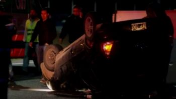 Volcó un auto en Dellepiane, un muerto Volcó un auto en Dellepiane, un muerto