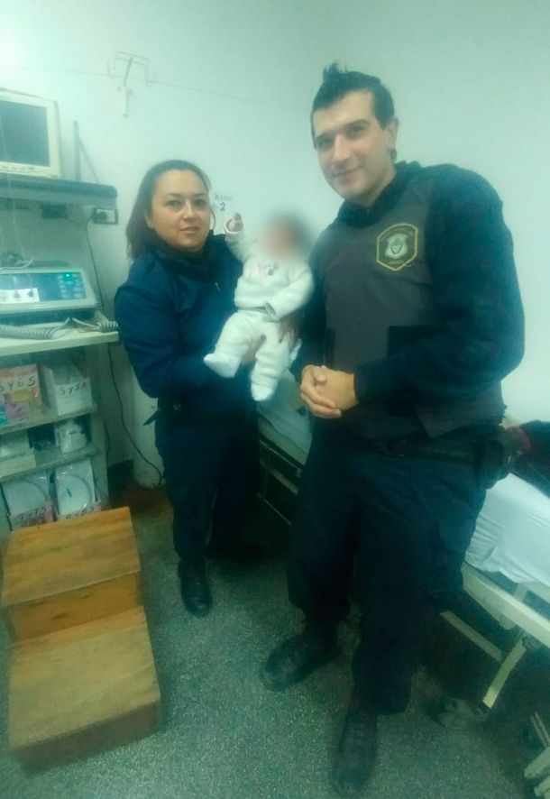 El bebé tenía principio de bronquiolitis