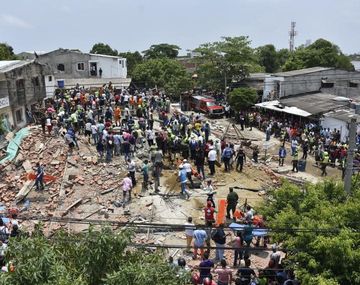 Colapsó un edificio en Colombia&nbsp;