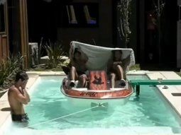 El gesto de Julieta cuando vio a Marcos en la pileta de Gran Hermano