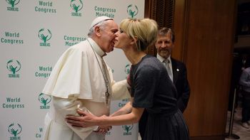 karina rabolini conto detalles de su encuentro con el papa francisco