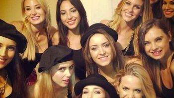 el back hot de alejandra maglietti junto a otras modelos el back hot de alejandra maglietti junto a otras modelos
