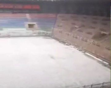 Así quedó el estadio dónde debutará River en Copa Argentina luego del temporal