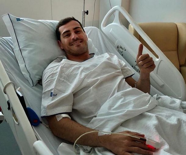 Un susto grande pero con las fuerzas intactas: el mensaje de Iker Casillas desde el hospital