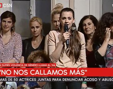 Actrices Argentinas brinda una conferencia de prensa