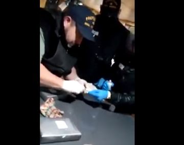 Im&aacute;genes de los narcotest que realiz&oacute; la Prefectura Naval a los paquetes encontrados.&nbsp;