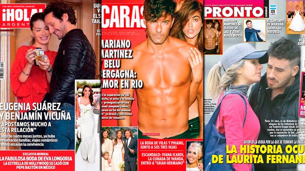 Mirá las tapas de revistas de esta semana