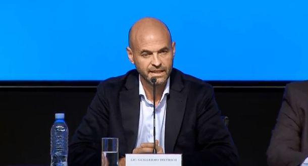 Dietrich habló desde Casa Rosada