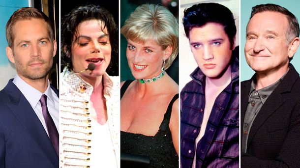 ¿Son reales? Publicaron una serie de fotos de cadáveres de famosos