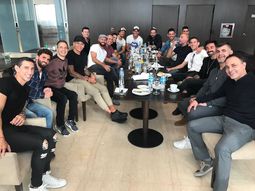 Los jugadores argentinos en la previa al casamiento de Messi y Antonella Los jugadores argentinos en la previa al casamiento de Messi y Antonella