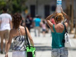 Cambio climático: mucho calor en el país.