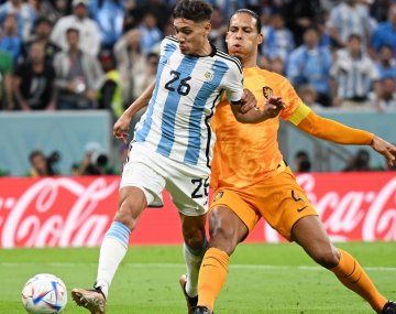 Así fue el gol de Nahuel Molina para el 1-0 ante Países Bajos