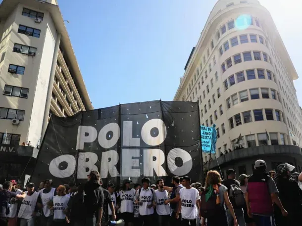 El Polo Obrero en la marcha del 20 de diciembre de 2023 El Polo Obrero en la marcha del 20 de diciembre de 2023