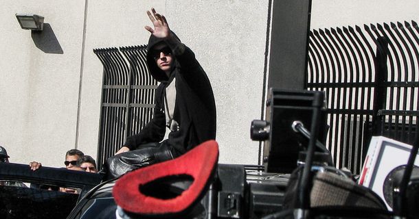 Ésta es la foto del prontuario policial de Justin Bieber