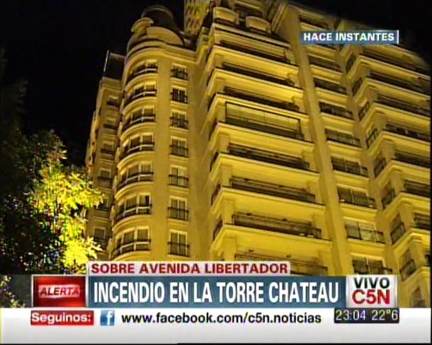 Se incendió un departamento en un edificio de Nuñez