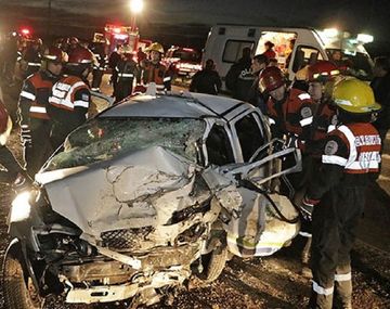 Un ex boxeador murió al chocar con el taxi que había robado en Chubut
