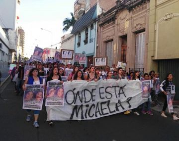 Marcha por Micaela García en Paraná
