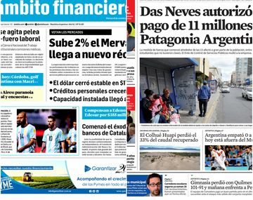 Tapas de diarios del viernes 6 de octubre de 2017