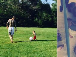 marcelo y lolo tinelli, inseparables: tardes de futbol ¡y colecho en la cuna! marcelo y lolo tinelli, inseparables: tardes de futbol ¡y colecho en la cuna!