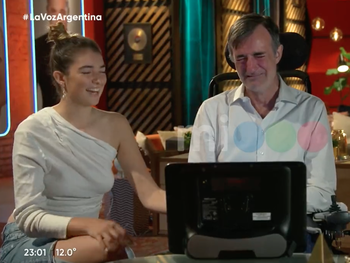 Lloramos todos: la emoción de Esteban Bullrich con su hija en La Voz Argentina