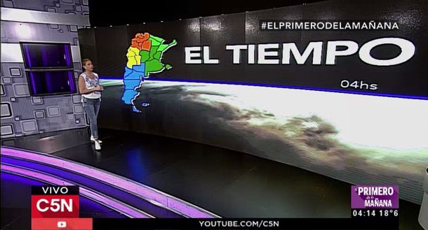 Pronóstico del tiempo del jueves 24 de noviembre de 2016 en C5N