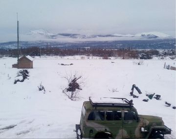 En Chubut se registró un muerto por el frío. Crédito: Twitter @Pato_Guerrero