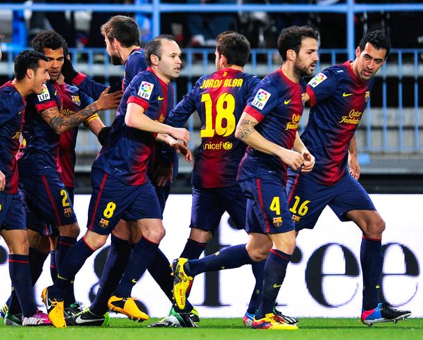 Barcelona ganó y llegó al récord de puntos en la Liga