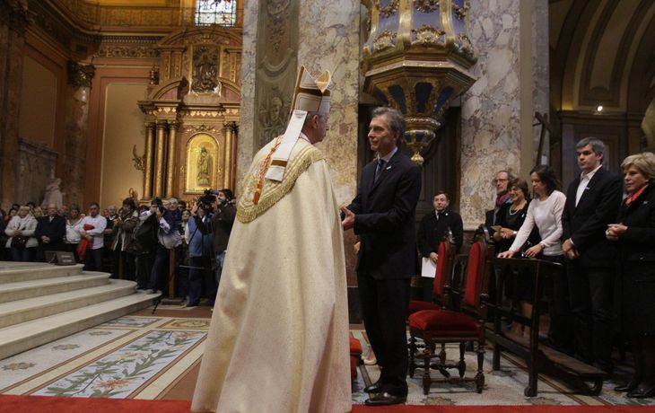 Macri en el Tedeum de la Catedral Metropolitana