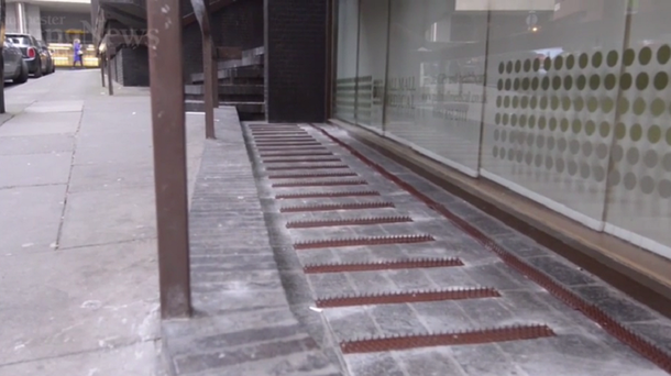 Pall Mall Court con sus picos para mendigos