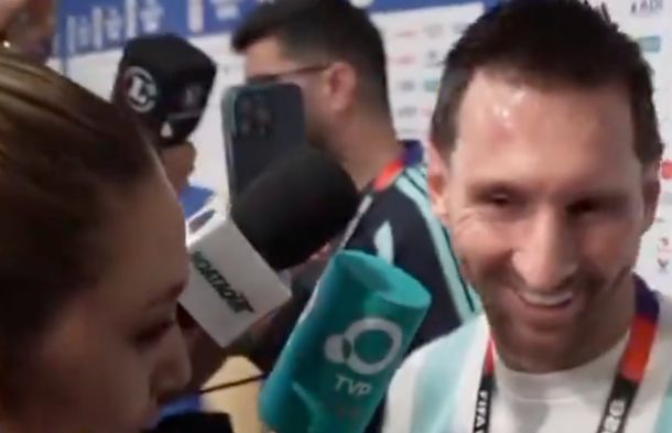 Si te saludo...: el gesto de Lionel Messi que emocionó a Sofi Martínez tras rumores