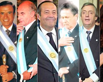 Todas las asunciones y discursos desde 1983 a la fecha