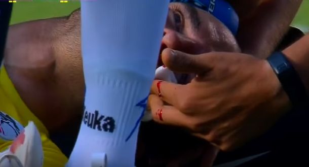 Se vivieron momentos de dramatismo en pleno campo de juego