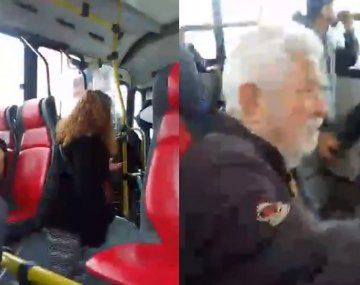 Colectivero intentó bajar a un abuelo y se enfrentó a todos los pasajeros