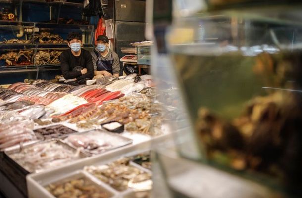 Los rastros de covid-19 fueron encontrados en empaques de pescado congelado.