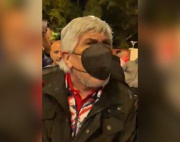 Hugo Moyano insultó a un hincha de Independiente