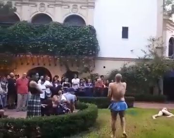 Escándalo en el Museo Fernández Blanco por una polémica performance