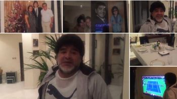 video: diego maradona mostro la intimidad de su casa en dubai video: diego maradona mostro la intimidad de su casa en dubai